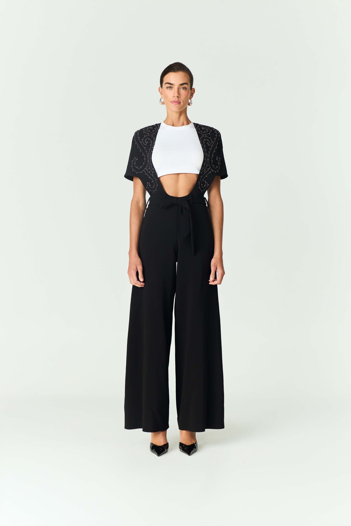 Stud-Detail Jumpsuit