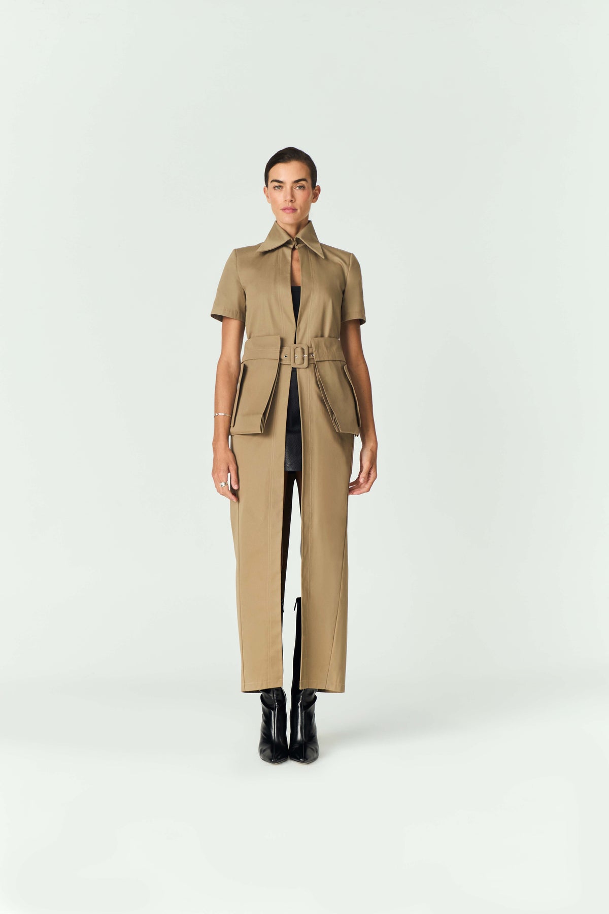 Oversized Pocket Trench Coat